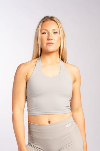 Isla Halter - Light Grey